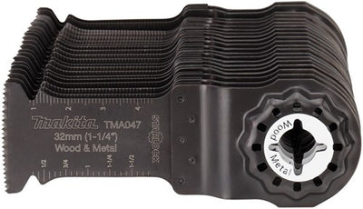 Makita accessoires tma047 invalzaagblad 32mm hout metaal (20 st) - b-64814-20 - b-64814-20