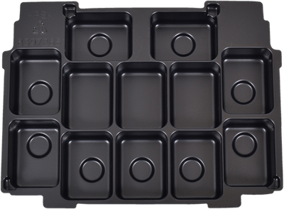 Makita accessoires kofferinzet inlay 12x accu cxt - 839726-5 839726-5