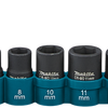 Makita accessoires krachtdoppenset 8-delig - e-12289 - e-12289