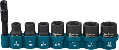 Makita accessoires makita e-12289 verwisselbare koppen 1 4 8-delig