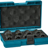 Makita accessoires krachtdoppenset 9-delig impact black, 1 2 vk - e-16564