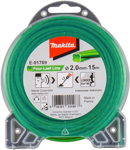 Makita accessoires maaidraad 2x15mtr grn - e-01769 - e-01769