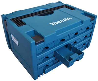 Makita accessoires makstor 3.12 m-box systainer met 12 laden - 395x295x215 mm - p-84327 - p-84327