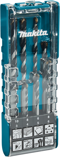 Makita accessoires multiborenset 8-delig - e-15855 - e-15855
