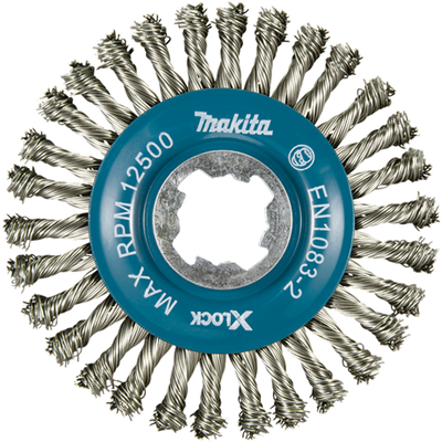 Makita accessoires rondborstel 115mm x-lock rvs - d-73368 d-73368