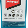 Makita accessoires schroefbit t20x25mm - b-24642 - b-24642