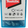 Makita accessoires schroefbit t25x25mm - b-24658 b-24658