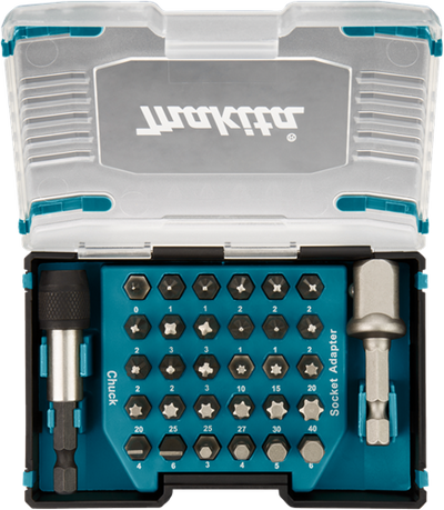 Makita accessoires schroefbitset 32-delig - d-65084 d-65084