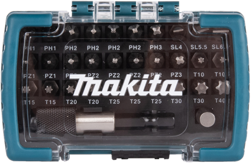 Makita accessoires schroefbitset 32-delig - d-74762 - d-74762