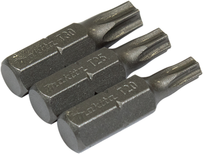 Makita accessoires schroefbitset torx 3-delig - b-24533 - b-24533