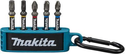 Makita accessoires makita e-13568 slagschroevendraaier bitset 5-dlg impacht premier - ph2 pz2 pz3 t25 t30
