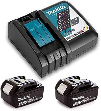 Makita accu starterset 18v dc18rc 2xbl1850b - dc18rcpt
