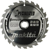 Makita accessoires twin-pack cirkelzaagblad hout | efficut 165x20x1,4 25t 23g - b-62985-2
