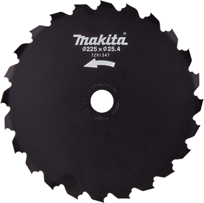 Makita accessoires makita beitelzaagblad 225 x 25,4 mm 24 tands staal ( 199872-9 ) voor accu bosmaaier ur 013 g