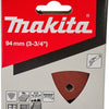Makita accessoires schuurvel k60 k80 k120 k180 k240 red velcro - b-21618 - b-21618