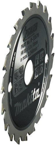 Makita accessoires cirkelzaagblad hout 85x15x1,0 20t 10g - b-16885