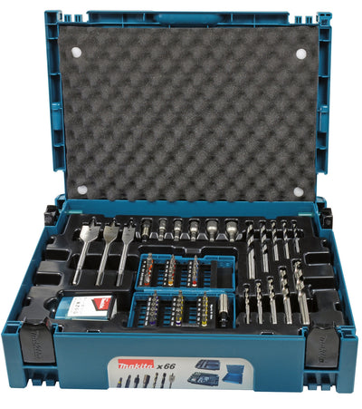 Makita accessoires boor- bit set 66-delig in mbox 1 - b-43044