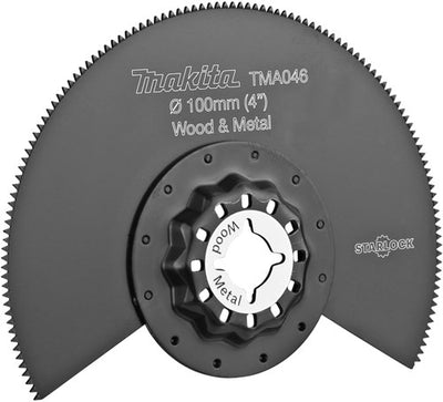 Makita tma046 segmentzaagblad 100mm hout staal