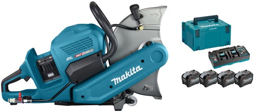 Makita ce001gl402 | xgt accu doorslijper 2x40v max 355mm in mbox (4x 8.0ah accu + dc40rb duo snellader) - ce001gl402