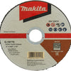 Makita accessoires doorslijpschijf rvs 125x22,23x1,2mm, 100 stuks - d-18770-100