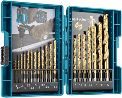Makita accessoires borenset hss-tin 19dlg - d-67527