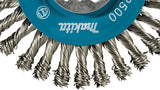 Makita accessoires rondborstel 115mm x-lock rvs - d-73368 d-73368 - afbeelding 2
