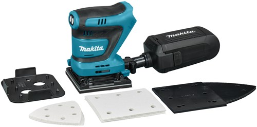 Makita dbo480z | accu handpalm vlakschuurmachine | 18v | zonder accu's en lader | in doos - dbo480z
