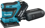 Makita dbo481rtj accu handpalm vlakschuurmachine | 18v | 2 x 5.0 ah accu + snellader | in mbox - dbo481rtj - afbeelding 2