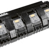 Makita dc18sf oplader met 4 poorten welke 2 accu's tegelijk oplaadt - 196426-3
