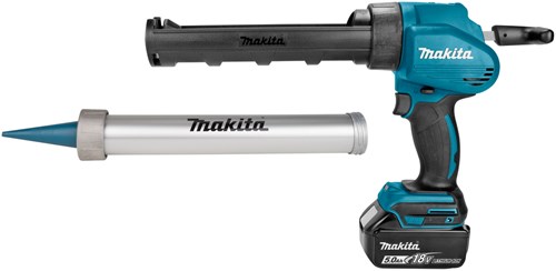 Makita dcg180rtx accu kitspuit met patroonhouder 300 ml en 600 ml | 1 accu 5.0ah