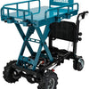 Makita dcu601z lxt 2x18 v accu transporter met schaarlift | zonder accu en lader | in krat - dcu601z