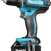 Makita ddf482rtj 18v boor- schroefmachine 5,0 ah accu (2 st), snellader, mbox - ddf482rtj