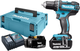 Makita ddf482rtj 18v boor- schroefmachine 5,0 ah accu (2 st), snellader, mbox - ddf482rtj