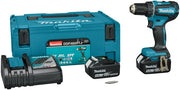 Makita ddf485rtj 18v boor- en schroefmachine brushless 5,0 ah accu (2 st), snellader, mbox - afbeelding 1