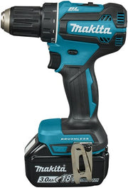 Makita ddf485sfe 18 v boor- schroefmachine brushless 3,0 ah accu (2 st), lader, in koffer - afbeelding 2
