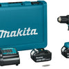 Makita ddf485sfe 18 v boor- schroefmachine brushless 3,0 ah accu (2 st), lader, in koffer