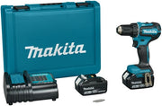 Makita ddf485sfe 18 v boor- schroefmachine brushless 3,0 ah accu (2 st), lader, in koffer - afbeelding 1