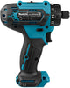 Makita df033dzj boor- schroefmachine 12 volt max excl. accu's en lader in mbox - df033dzj