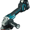 Makita dga504rtj 18v 125mm accu haakse slijper 5.0ah - dga504rtj