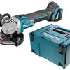 Makita dga506zj 18v haakse slijper 125mm, mbox, met vastzetschakelaar | zonder accu's en lader - dga506zj
