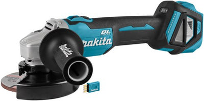 Makita dga512zju 18v haakse slijper 125 mm (aws) | zonder accu's en lader, in mbox met aws zender - dga512zju