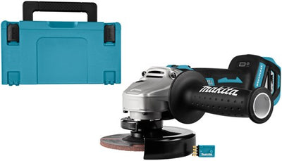 Makita dga512zju 18v haakse slijper 125 mm (aws) | zonder accu's en lader, in mbox met aws zender - dga512zju