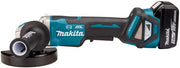 Makita dga519rtj accu haakse slijper 125mm x-lock 18v 5.0ah accu´s - afbeelding 2