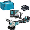Makita dga519rtj accu haakse slijper 125mm x-lock 18v 5.0ah accu´s