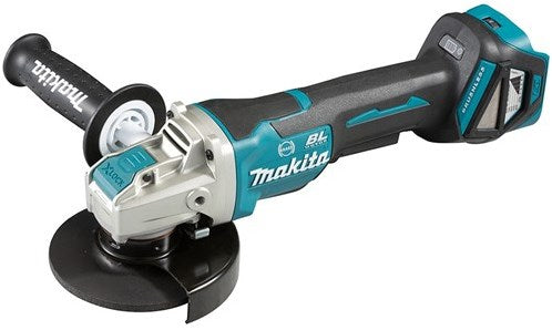 Makita dga519zj 125mm accu haakse slijper x-lock 18v zonder accu's en lader - dga519zj