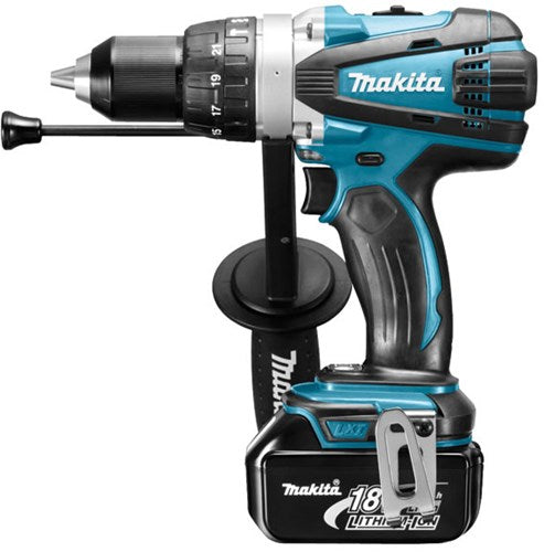 Makita dhp458rtj heavy duty accu klopboormachine | 18v 5.0ah li-ion - dhp458rtj