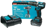 Makita dhp487sf 18v klopboor- schroefmachine koolborstelloos 3,0 ah accu (1 st), oplader - afbeelding 1