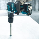 Makita dhp487z 18v klopboor- schroefmachine koolborstelloos body | zonder accu's en lader - dhp487z - afbeelding 2