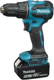 Makita dhp490rtj | accu klopboormachine | koolborstelloos | 18v | met 5.0ah accu's in m-box - dhp490rtj - afbeelding 1
