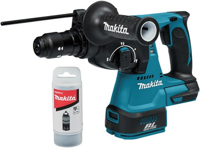 Makita dhr243z combihamer - 18v - losse body (geleverd zonder accu en lader)